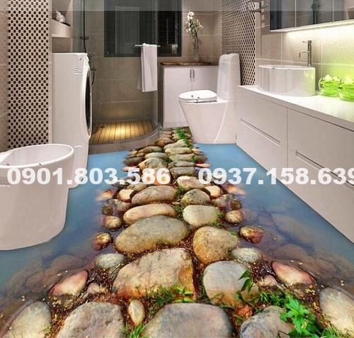 Ngỡ ngàng trước vẻ đẹp của những mẫu sàn nhà tắm 3D độc đáo ấn tượng 17